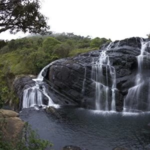 Bakers Falls, Horton Plains National Park, Sri Lanka, Asia