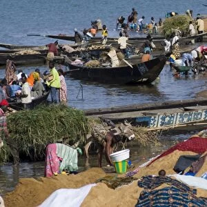 The bank of the River Niger, Segou, Mali, Africa