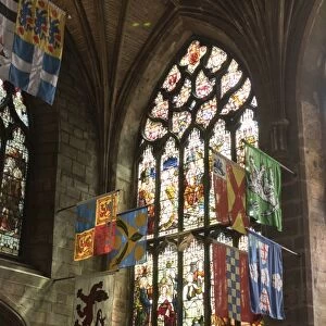 Banners of the Knights of the Order of the Thistle, St. Giles Cathedral, Edinburgh
