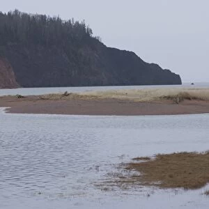 Bay of Fundy, site of the highest tides in the world, Nova Scotia, Canada, North America