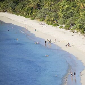 Beach at Mana Island Resort, Mana Island, Mamanuca Islands, Fiji, South Pacific, Pacific