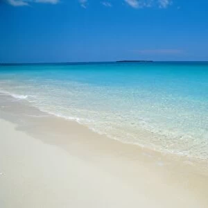Empty beach, Paradise Island, Bahamas