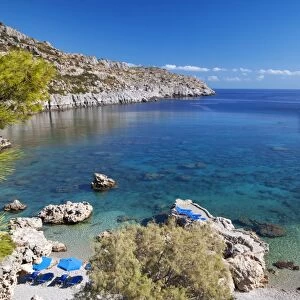 Beach at Rhodes Island, Dodecanese, Greek Islands, Greece, Europe