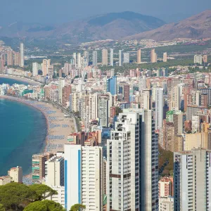 Benidorm, Alicante Province, Spain, Mediterranean, Europe