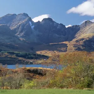 Black Cuillins Ridge Print from Loch Slapin, Isle of Skye