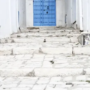 Blue Door and Steps Print, Sidi Bou Said, Tunisia Blue Door and Steps Print, Sidi Bou Said, Tunisia