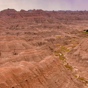 Breathtaking views in the Badlands, South Dakota, United States of America, North America