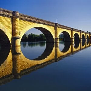 Bridge Over the Dordogne River, Aquitaine, France