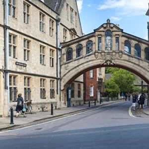 Bridge of Sighs, Hertford College, Oxford, Oxfordshire, England, United Kingdom, Europe