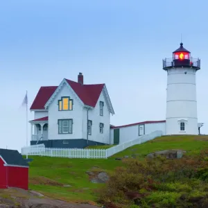 Cape Neddick (The Nubble) Lighthouse Print, Maine Cape Neddick (The Nubble) Lighthouse Print, Maine
