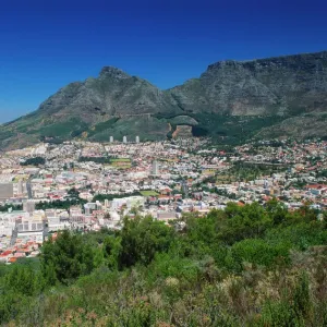 Cape Town and Table Mountain, South Africa