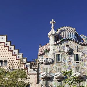 Casa Batllo, architect Antonio Gaudi, UNESCO World Heritage Site, Casa Amatller, Modernisme