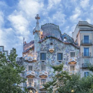 Casa Batllo, UNESCO World Heritage Site, Barcelona, Catalonia, Spain, Europe