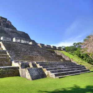 Castillo, Xunantunich Mayan Ruins, near San Ignacio, Belize, Central America