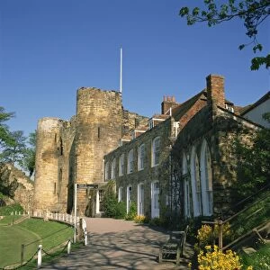 The Castle Gatehouse, adjoining Gothic mansion, Tonbridge, Kent, England