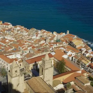 Cefalu, Sicily: A WorldInPrint Mediterranean Print Cefalu, Sicily: A WorldInPrint Mediterranean Print