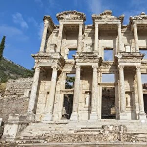 Celsus Library, Ephesus, Izmir Province, Anatolia, Turkey, Asia Minor, Eurasia