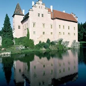 Cervena Lhota chateau, near Jindrichuv Hradec, Bohemia, Czech Republic, Europe