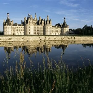 Chateau de Chambord, UNESCO World Heritage Site, Loire Valley, Loir-et-Cher
