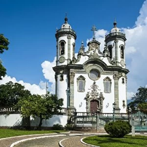 Church of Sao Francisco de Assis in Sao Joao del Rei, Minas Gerais, Brazil, South America