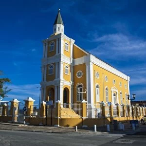 Church in Willemstad, capital of Curacao, ABC Islands, Netherlands Antilles, Caribbean, Central America