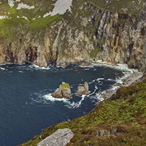 The cliffs at Slieve League, near Killybegs, County Donegal, Ulster, Republic of Ireland