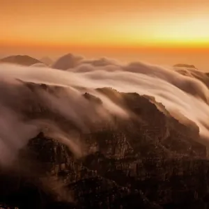 Clouds over Table Mountain Print Clouds over Table Mountain Print