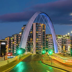 Clyde Arc (Squinty Bridge), Glasgow, Scotland, United Kingdom, Europe