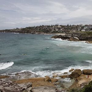 Coastal path from Bondi Beach to Bronte and Congee, Sydney, New South Wales, Australia