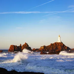 Corbiere Point Lighthouse, Jersey, Channel Islands, United Kingdom, Europe