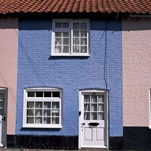 Cottages, Southwold, Suffolk, England, United Kingdom, Europe