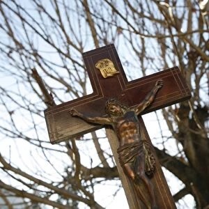 Crucifix, Saint Gervais, Haute Savoie, France, Europe