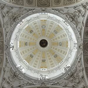 Cupola of the St. Kajetan Church (Theatinerkirche) (Theatiner Church), Odeonsplatz, Munich, Bavaria, Germany, Europe