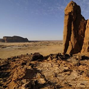 D Anoa natural arch, Sahara desert, Ennedi, Chad, Africa