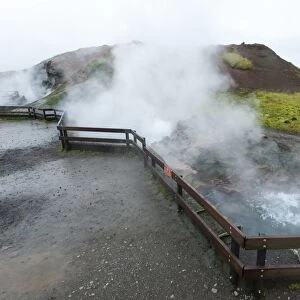 Deildartunguhver thermal spring, Borgarnes, Iceland, Polar Regions