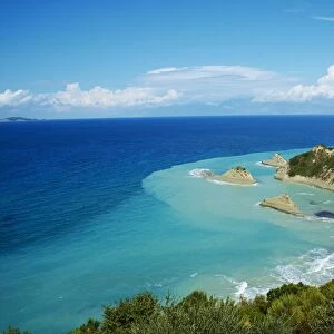 Drastis Cape near Sidari village. Corfu, Ionian Islands, Greek Islands, Greece, Europe