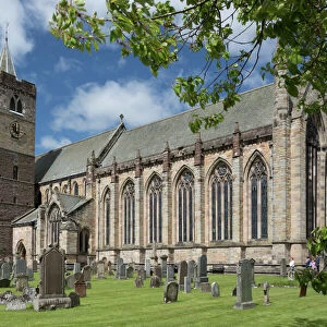 Dunblane Cathedral from the southeast, Dunblane, Stirling, cotland, United Kingdom