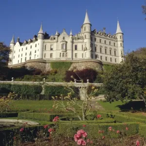 Castillo de Dunrobin y jardines Castillo de Dunrobin y jardines
