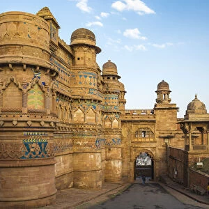 Elephant Gate (Hathiya Paur), Man Singh Palace, Gwalior Fort, Gwalior, Madhya Pradesh