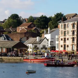 Quay di Exeter, Exeter (Devon), Inghilterra Regno Unito Europa Quay di Exeter, Exeter (Devon), Inghilterra Regno Unito Europa