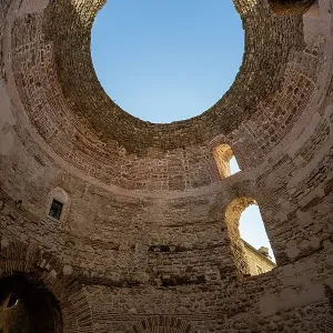 Diocletians Palace Cellar Print with Dome View Diocletians Palace Cellar Print with Dome View