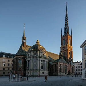 Exterior of Riddarholmen Church, Gamla Stan, Stockholm, Sodermanland and Uppland, Sweden, Scandinavia, Europe