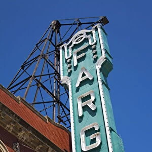 Fargo Theatre on Broadway Street, Fargo, North Dakota, United States of America