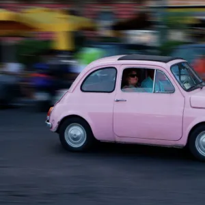 Fiat 500, Naples, Campania, Italy, Europe