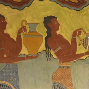 Knossos Palace Fresco Print Knossos Palace Fresco Print