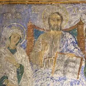 Frescoes in the Monastery of St. John at Chora, UNESCO World Heritage Site, Patmos