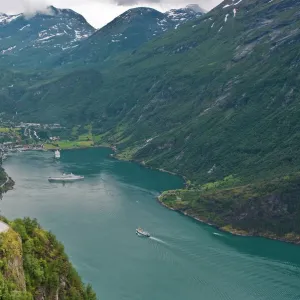 Geiranger Fjord, UNESCO World Heritage Site, Norway, Scandinavia, Europe