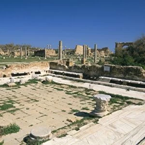 Hadrians Bath, Leptis Magna, UNESCO World Heritage Site, Tripolitania