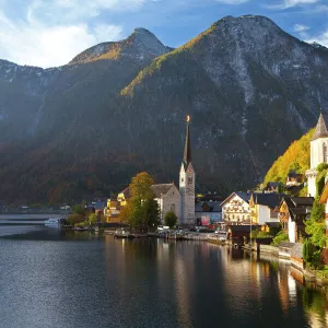 Hallstatt, UNESCO World Heritage Site, Salzkammergut, Austria, Europe