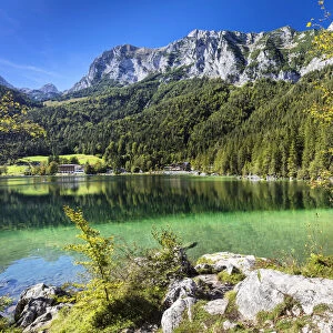 Hintersee Lake, Reiteralpe Mountain, Ramsau, Berchtesgadener Land, Berchtesgaden National Park
